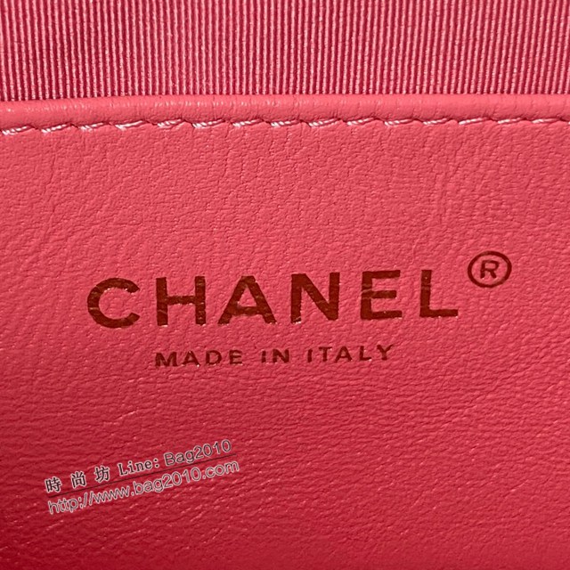 Chanel專櫃新款23ssai復古愛心鎖AS3986大號菱格紋香奈兒鏈條女包羊皮口蓋包 djc5195